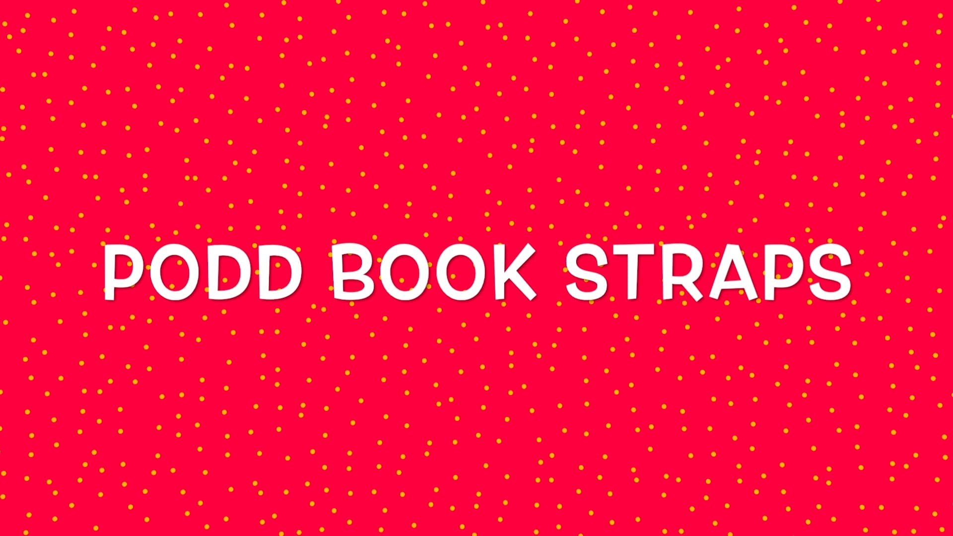PODD & Communication Book Straps, Tips & Materials