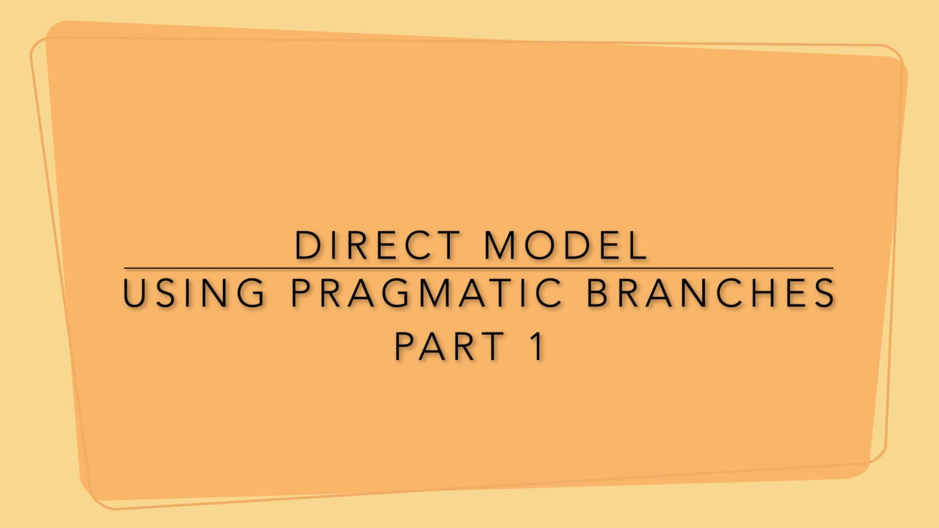 A Step-by-Step Guide to Doing a Direct Model of Pragmatic Branches within a PODD book Part 1